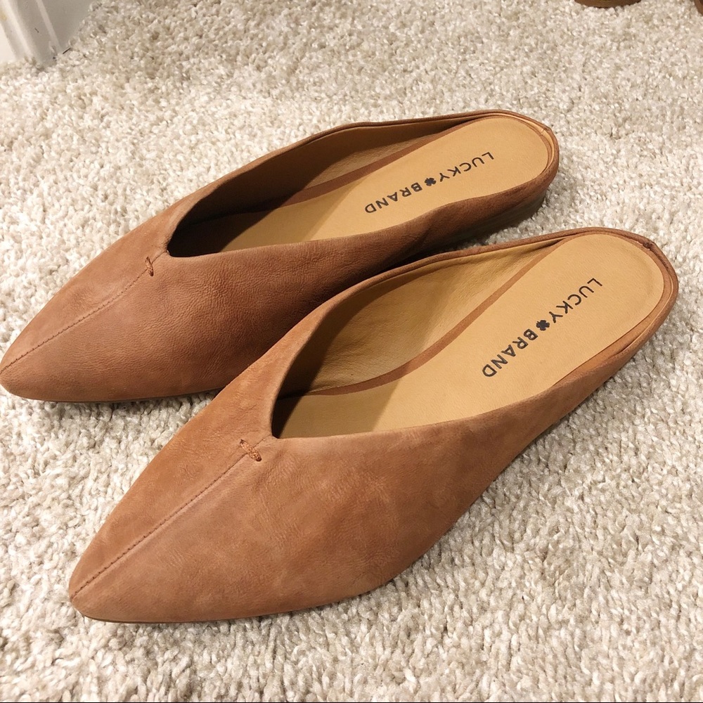 Lucky Brand Barbara Leather Mules